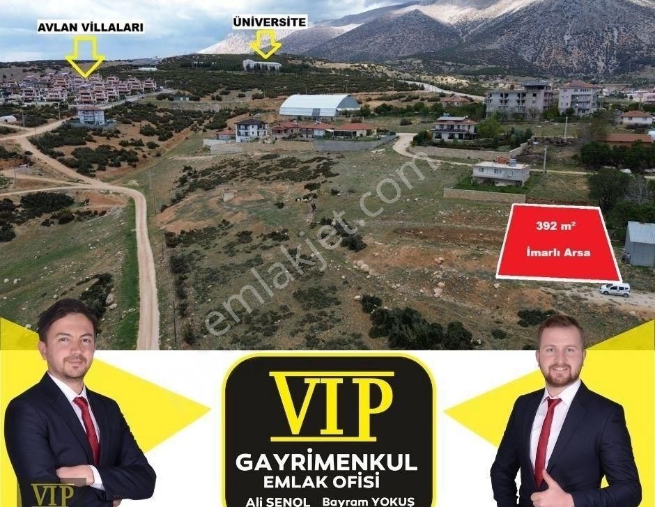 Vıp Gayrimenkul' Den 392m² Manzaralı Önü Açık İmarlı Villa Arsası