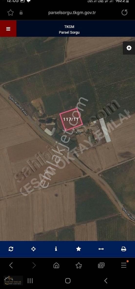 Oktay Emlaktan Enez Işıklı Köyünde Satılık Arsa