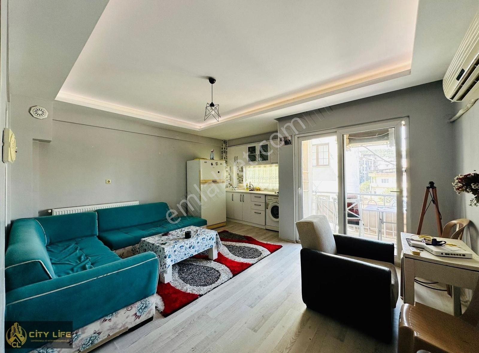 ▇ City Life'da ▇ Aydın Cuma Mh Satılık 1+1 Eşyalı Balkonlu Daire