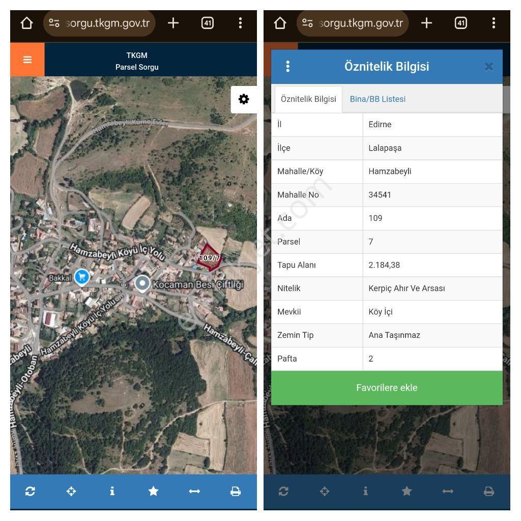 Edirne Merkez Yeni İmaret Muhteşem Konumda
