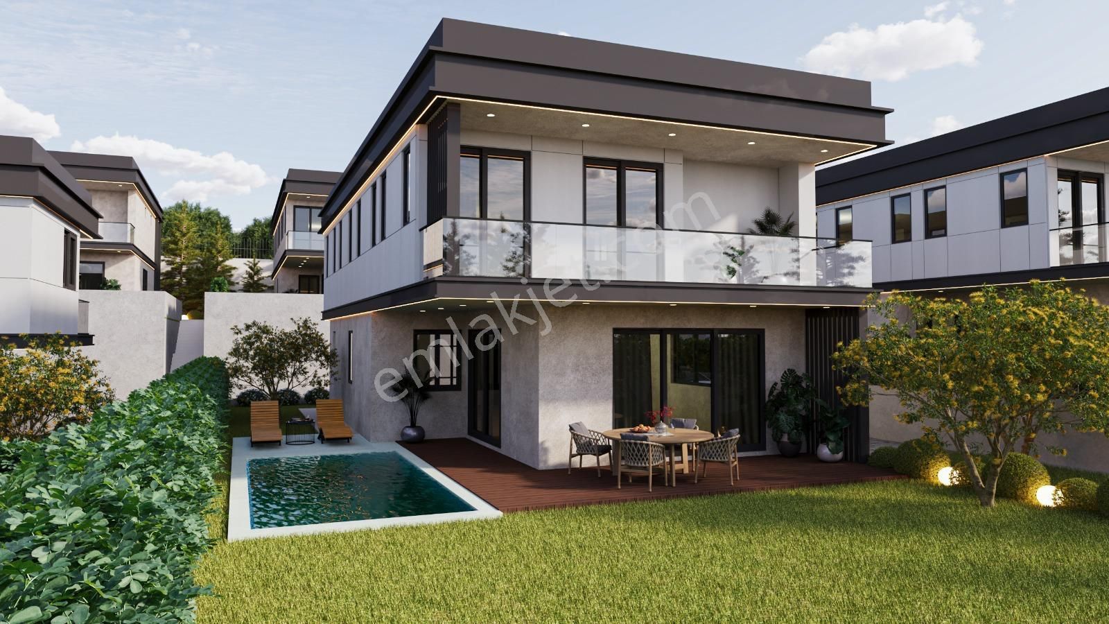 Şambayadı 4+1 Villa 200m2 Havuzlu 12adet Ruhsat Alındı İnşaata Başlanıdı 1daet Satılacak Kelepir
