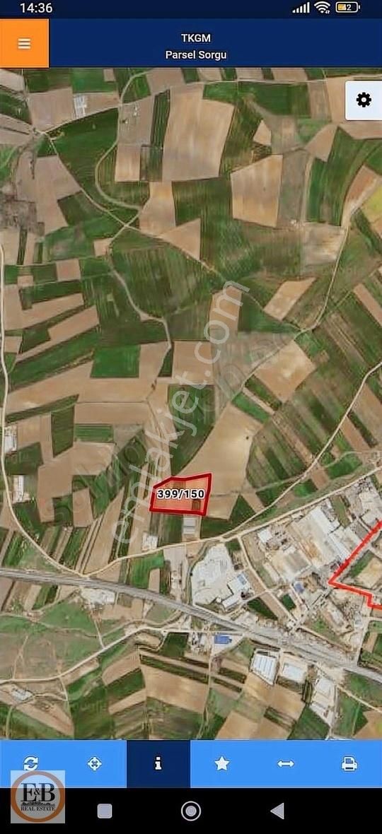 Ebattan Köyün Dibinde 600 M2 Çaplı Muvafakatnameli Arsa