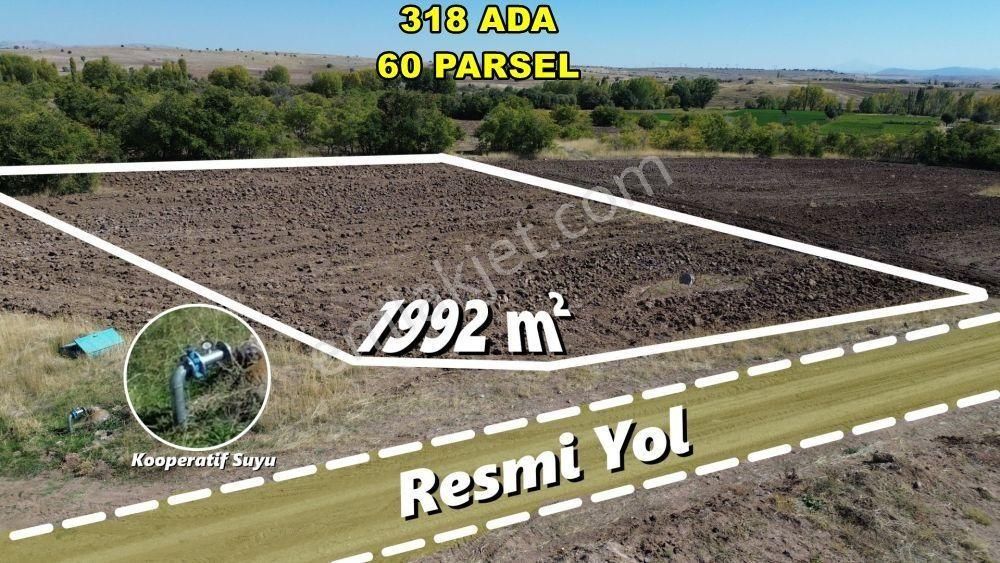 Konya / Akören / Tülce'de 1.992 M² Müstakil Bahçelik Fırsatı