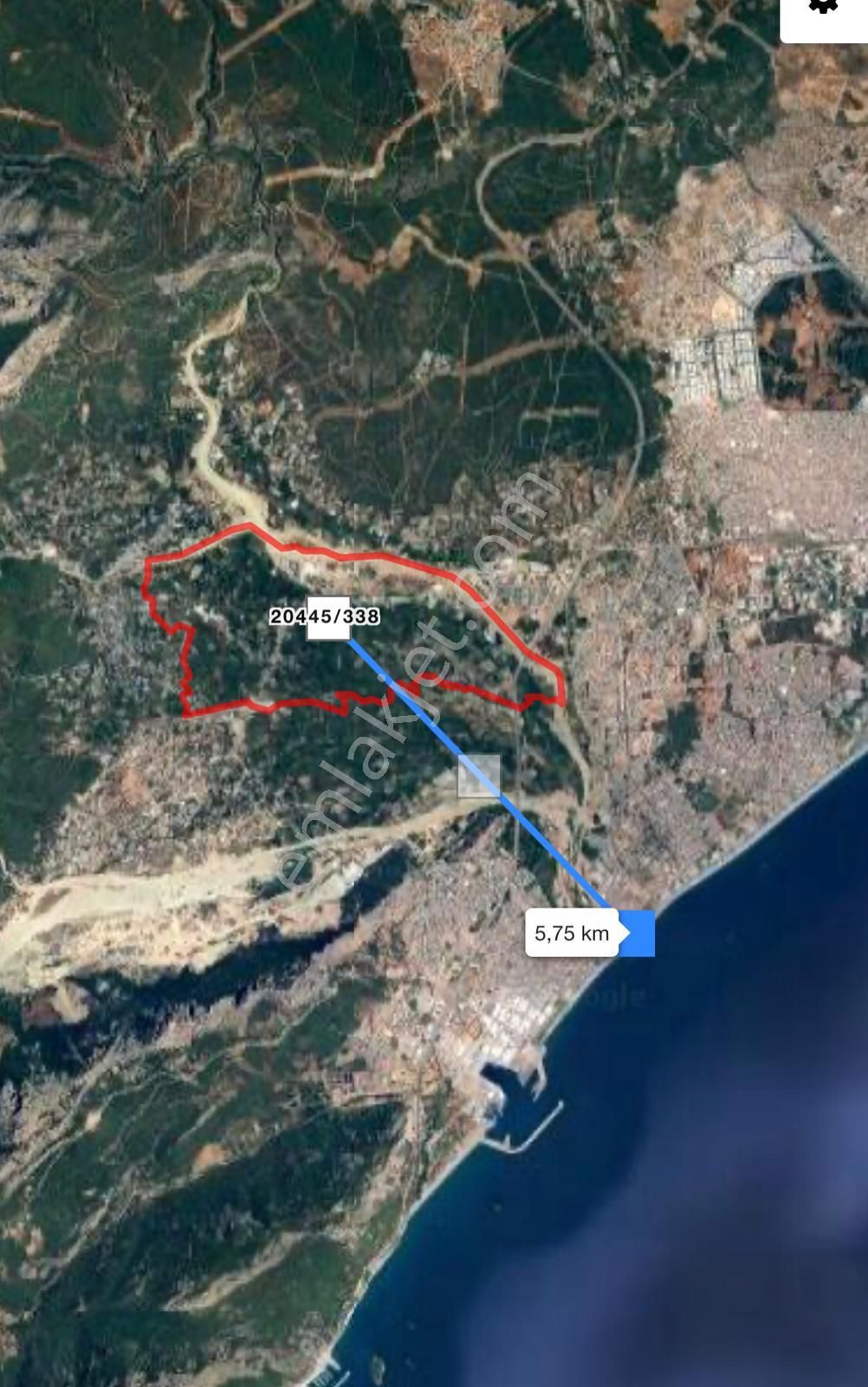 Antalya Konyaaltı Bahtılı’da İmara Yakın Satılık Yatırımlık Parsel
