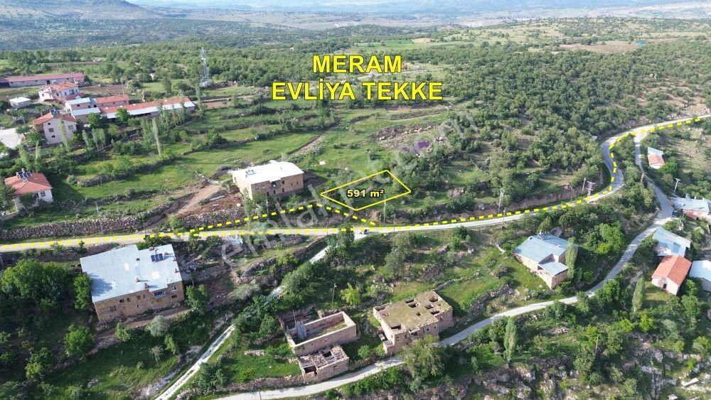 Meram Evliyatekke De 591 M2 Müstakil Tapulu İmarlı Arsa