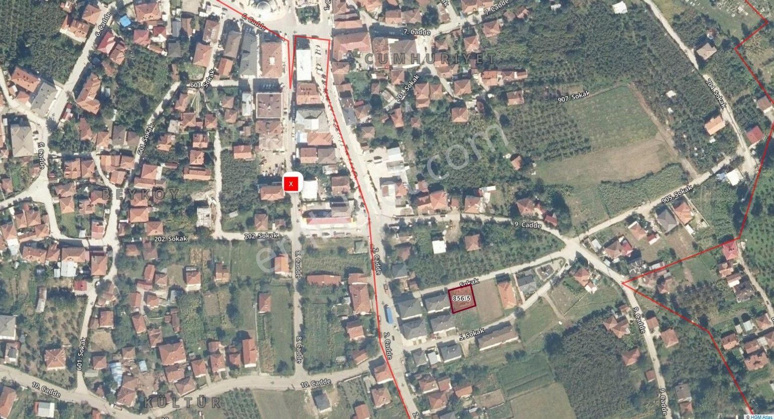 Düzce Beyköyde Cumhuriyet Mah.satılık 2 Kat Ko. İmarlı Arsa