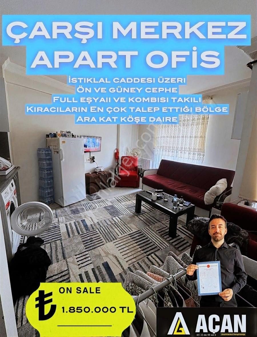 Açan'dan Krediye Uygun Çarşı Da Apart- Ofis Ara Kst Ön Cephe