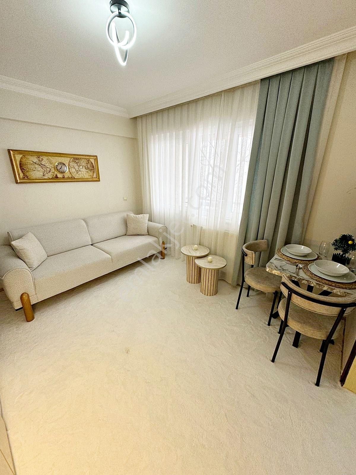 Kz Grup'tan Zeytinköy'de Yüksek Kredili Arakat 1+1 50m2 Sıfır Eşyalı Satılık Apart