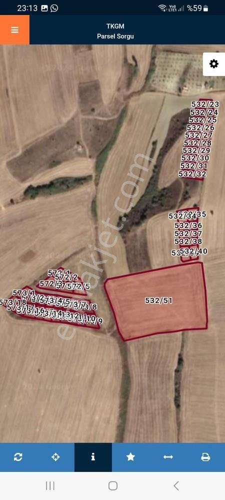 'çanakkale Gelibolu Bolayır İmara Sınır 14320 M2 Satılık Arazi'