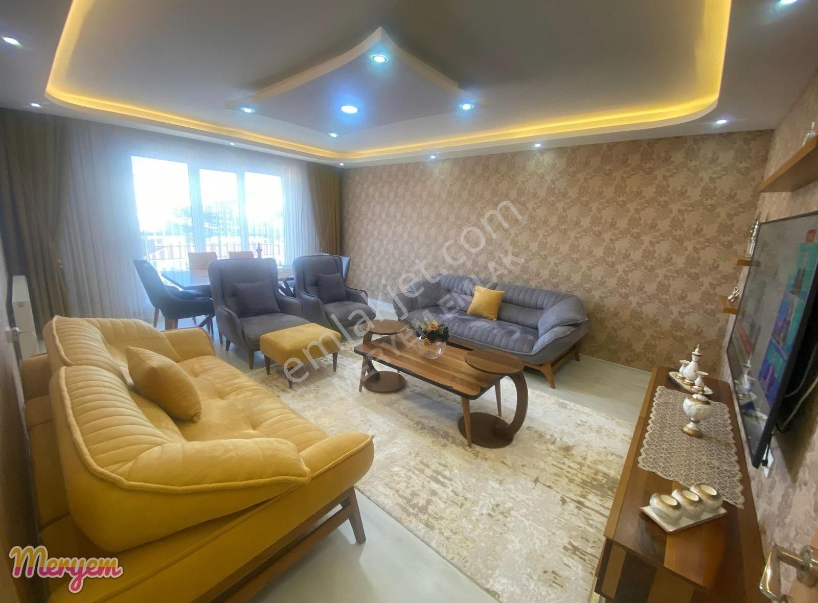 Feridun Çelikte 3+1 Full+full Yapılı Güvenlikli Daire