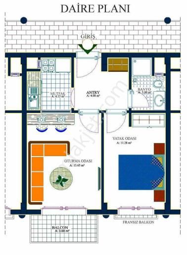 Stop'tan Ortacada 18adet 1+1 Proje Ve 4 Kaba Daire 26 Milyon Deniz Manzaralı - Görsel 15