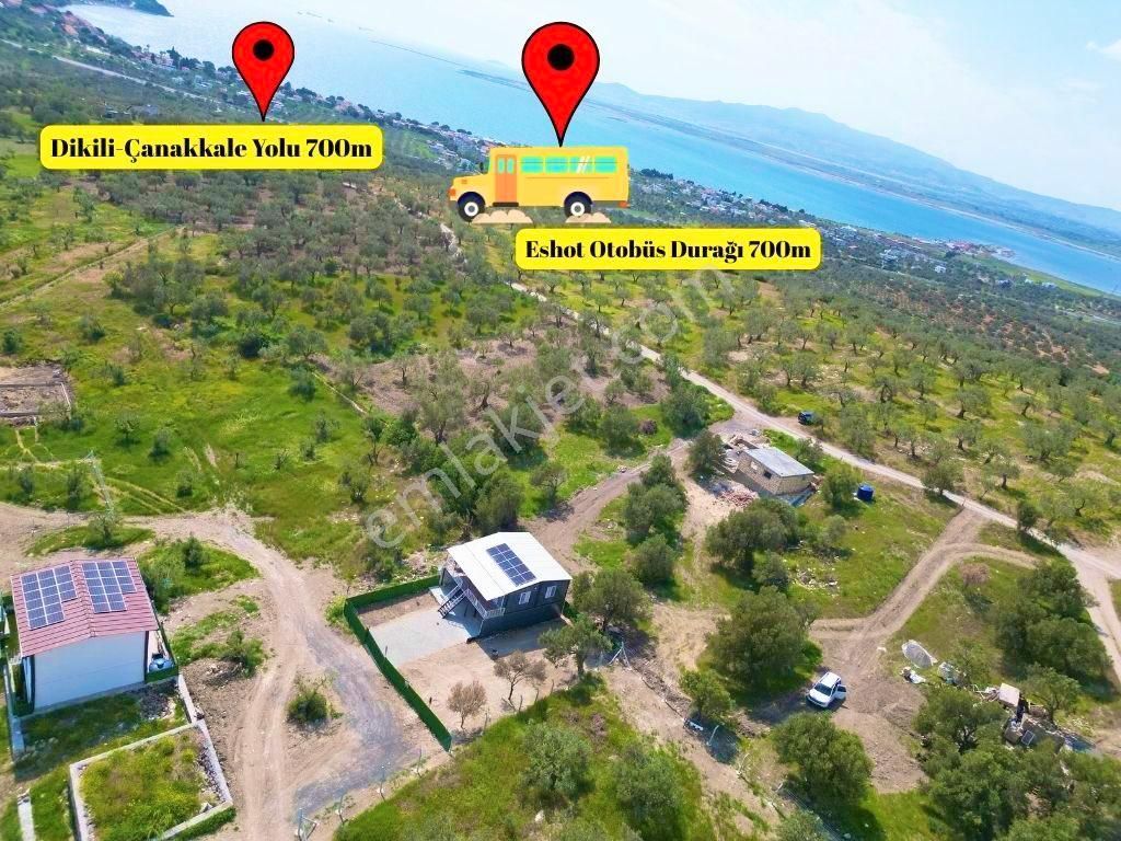 Aliağa Aşağı Sakran’da 181 Metrekare Tarla Deniz Manzaralı