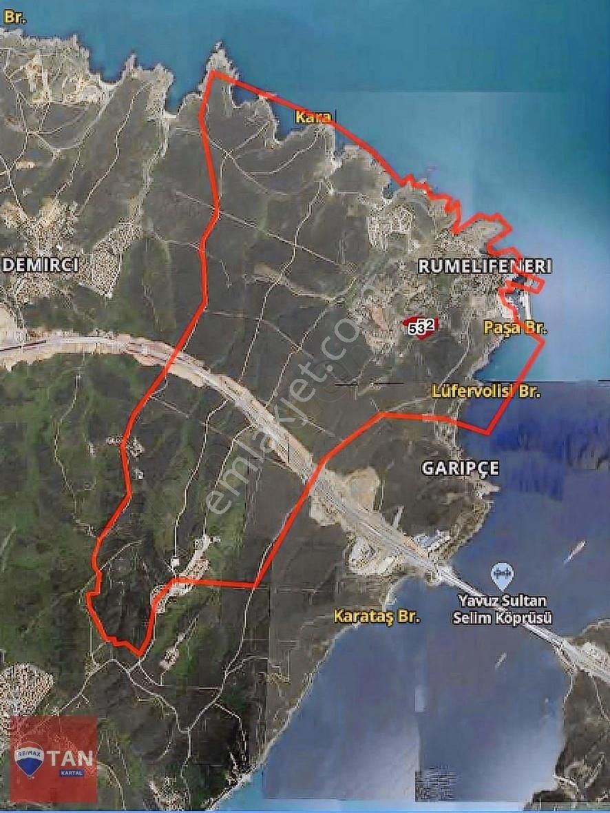 Sarıyer Rumeli Fenerinde Satılık Yatırımlık Tarla