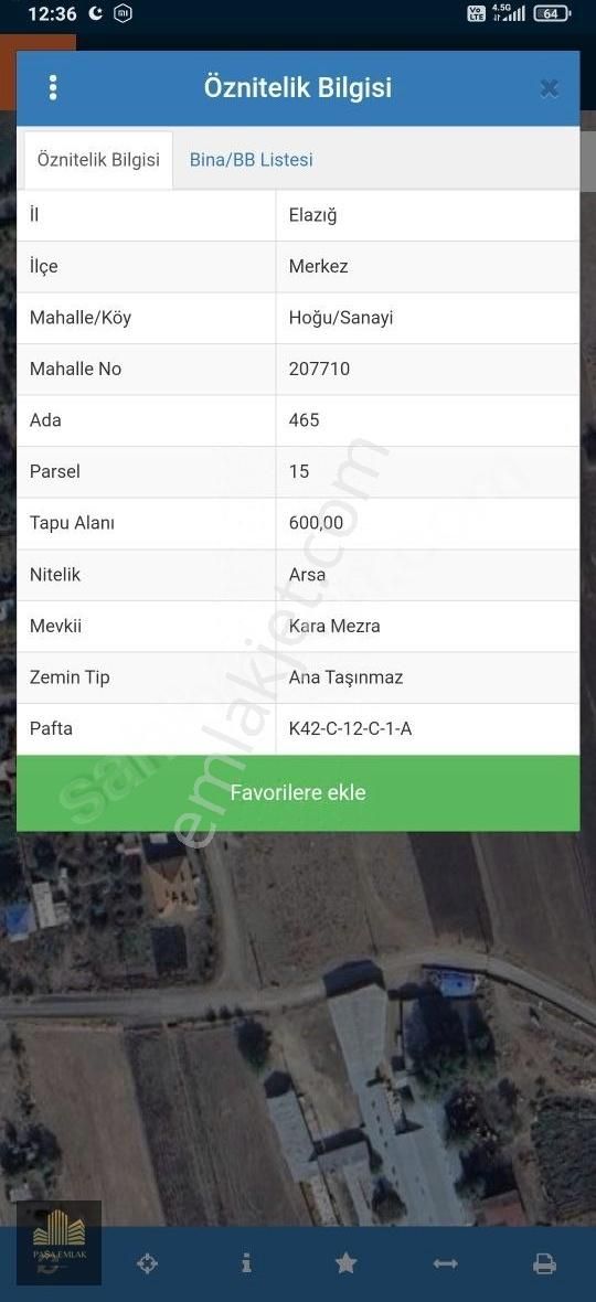 Yurtbaşı Mahallesinde Satilik Arsa