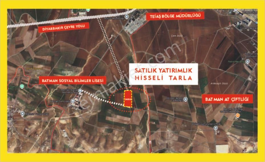 Yenişehir Emlak'tan Geleceği Parlak Yatırımlık 1 Dönüm Hisseli Tarla