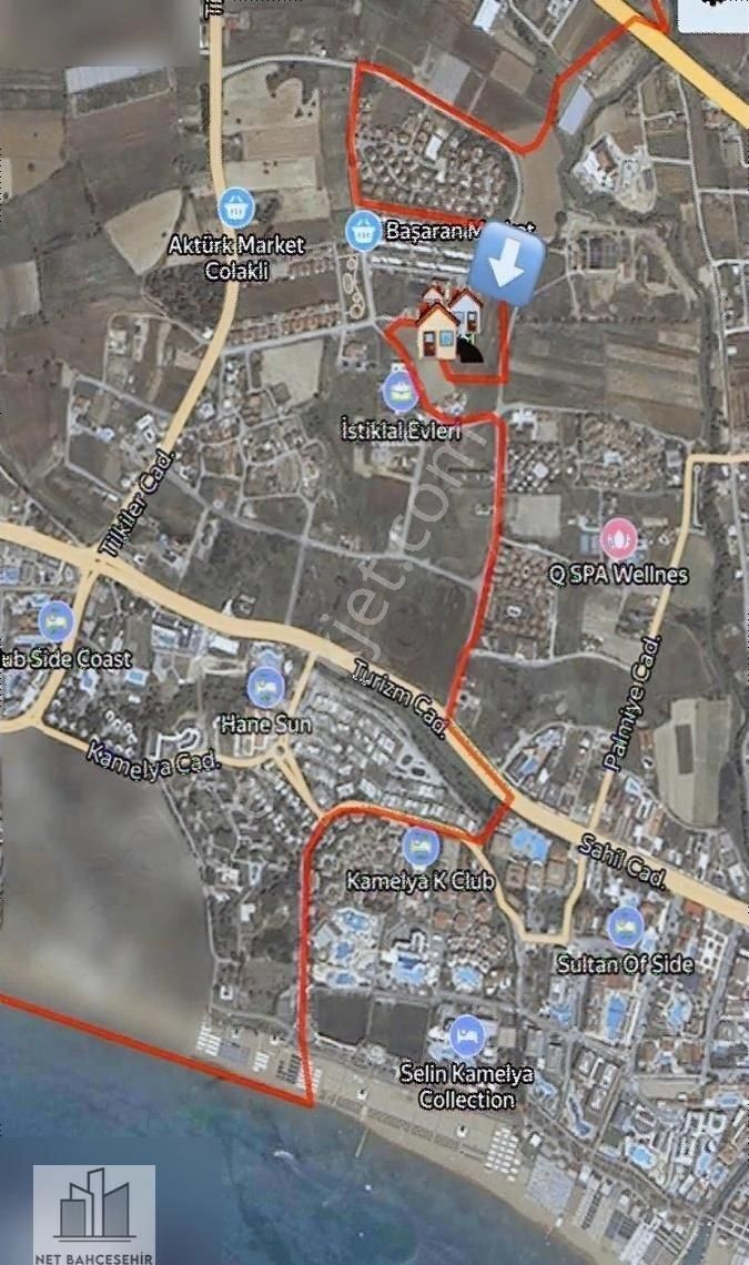 Antalya /manavgat Çolaklı Turızm İmarlı Kupon Arsa