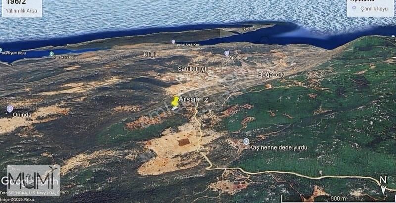Kaş Sahilkılınçlıda Denize Yakın, 5.713 M² Yatırımlık Arazi! - Görsel 2