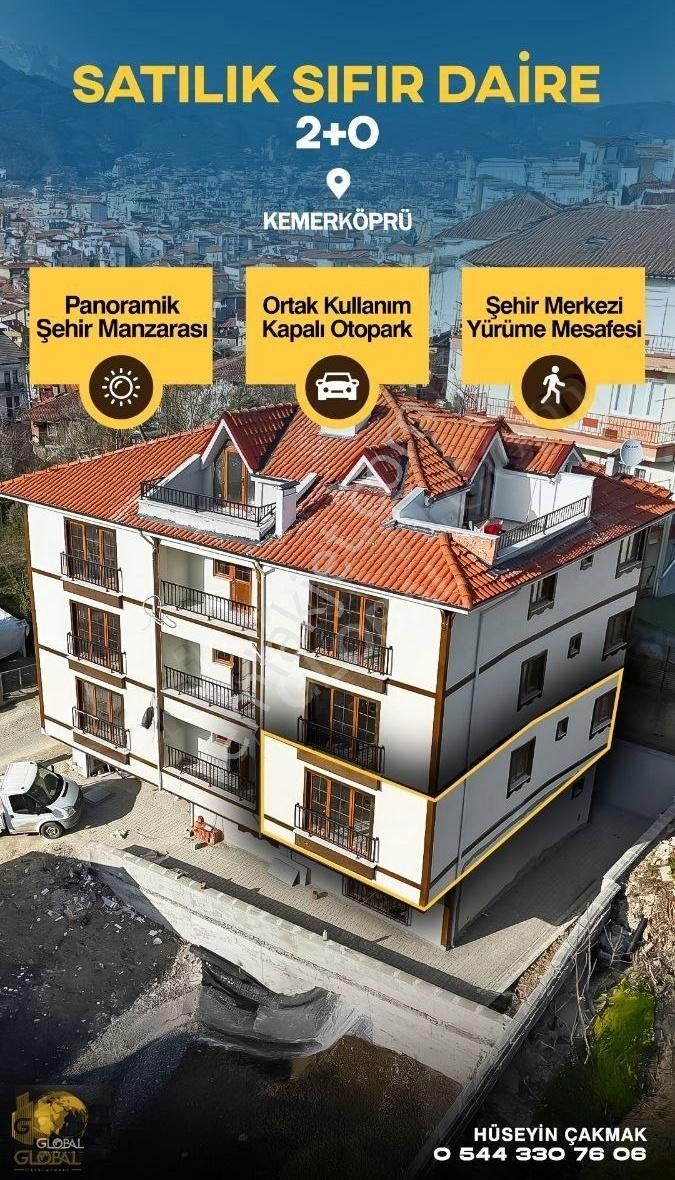 Kemer Köprü Mahallesinde Sıfır Lüx 2+0 Daire