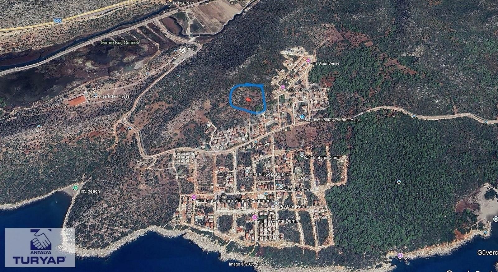 Antalya Demre Büyükkum Da Satılık Arsa (205 M2)