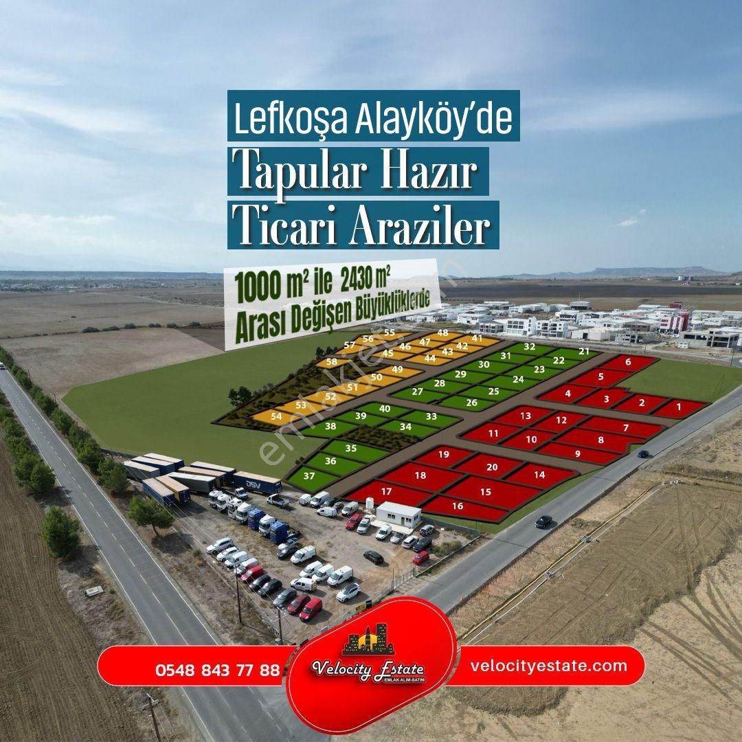 Kktc Lefkosa Alayköy'de Satılık Ticari Arsalar