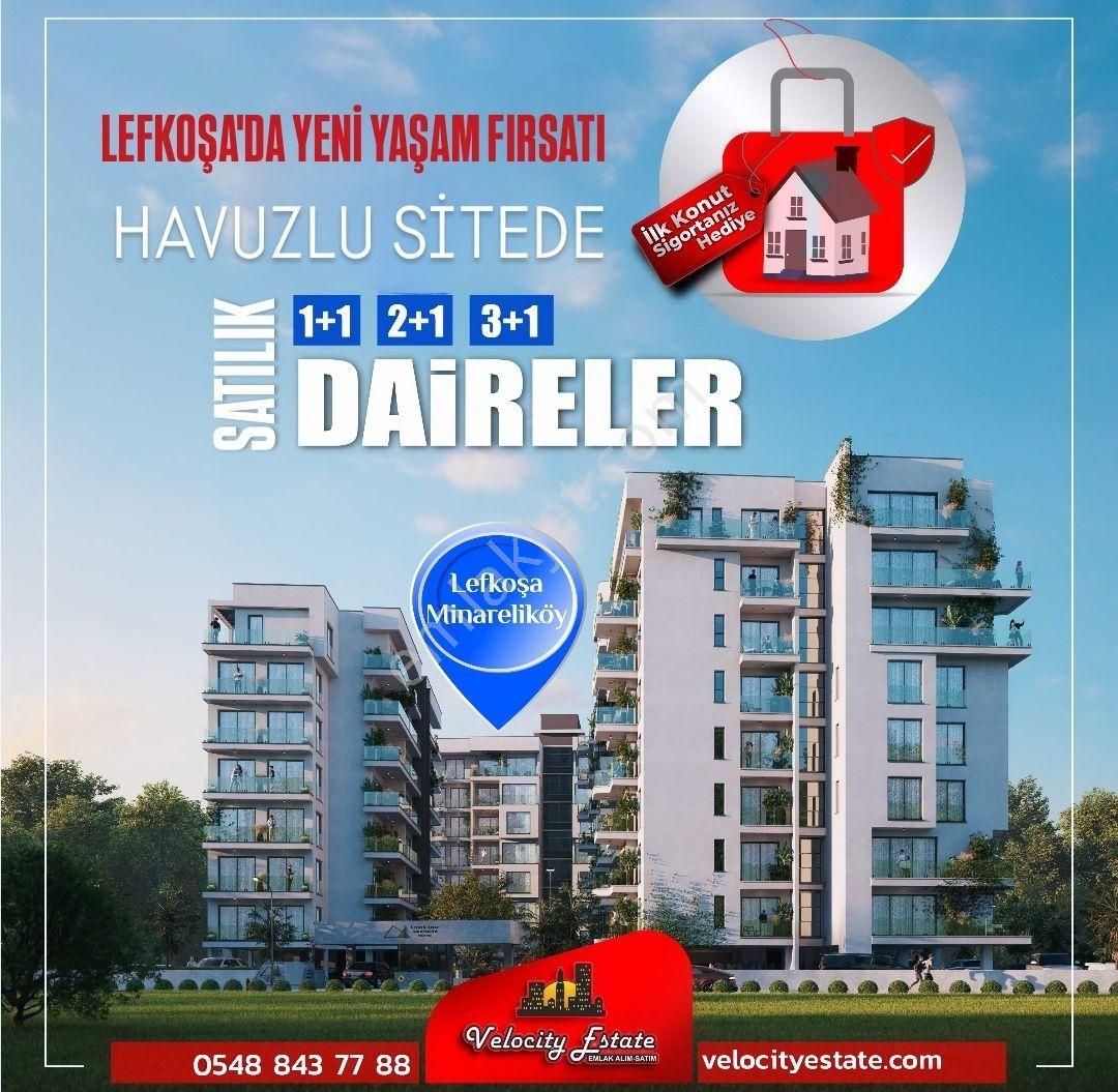 Kktc Lefkoşa Minareliköy'de Eşsiz Fırsatprojeden Satılık Daireler