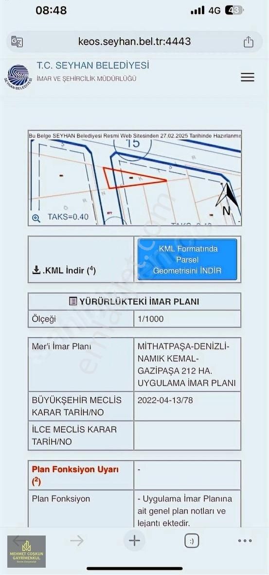 Güney Kıyıboyu Cd. Üzeri Özen Köprüsü Yanı Satılık Tek Tapu Arsa - Görsel 9