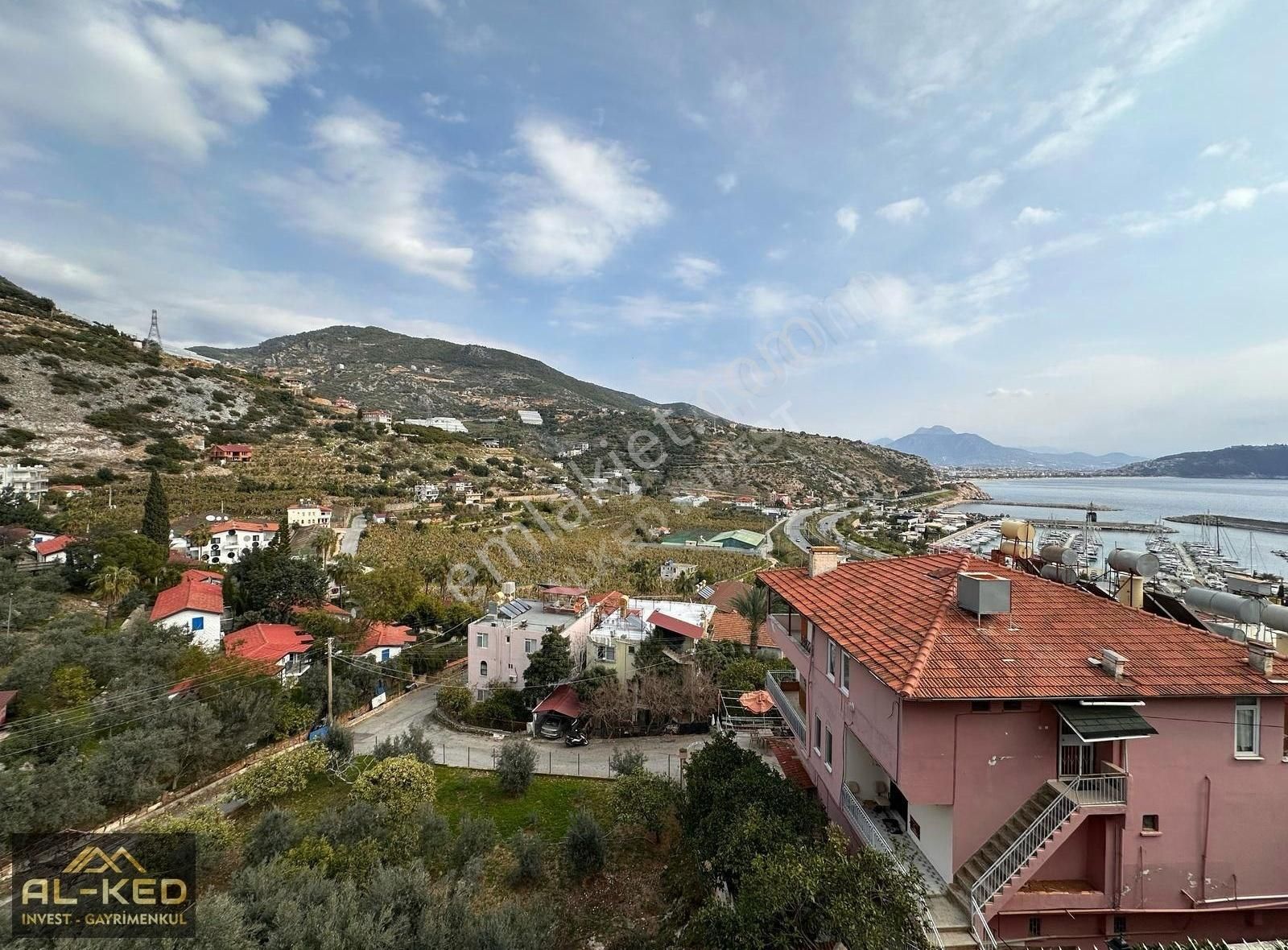 Alanya / Dinek Mahallesi Panoramik Manzaralı 2+1 Kiralık Daire