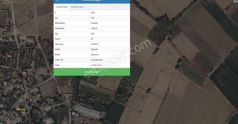 Yönter Emlaktan Yenioba Köyünde Tek Tapu Zeytinlik - Görsel 2