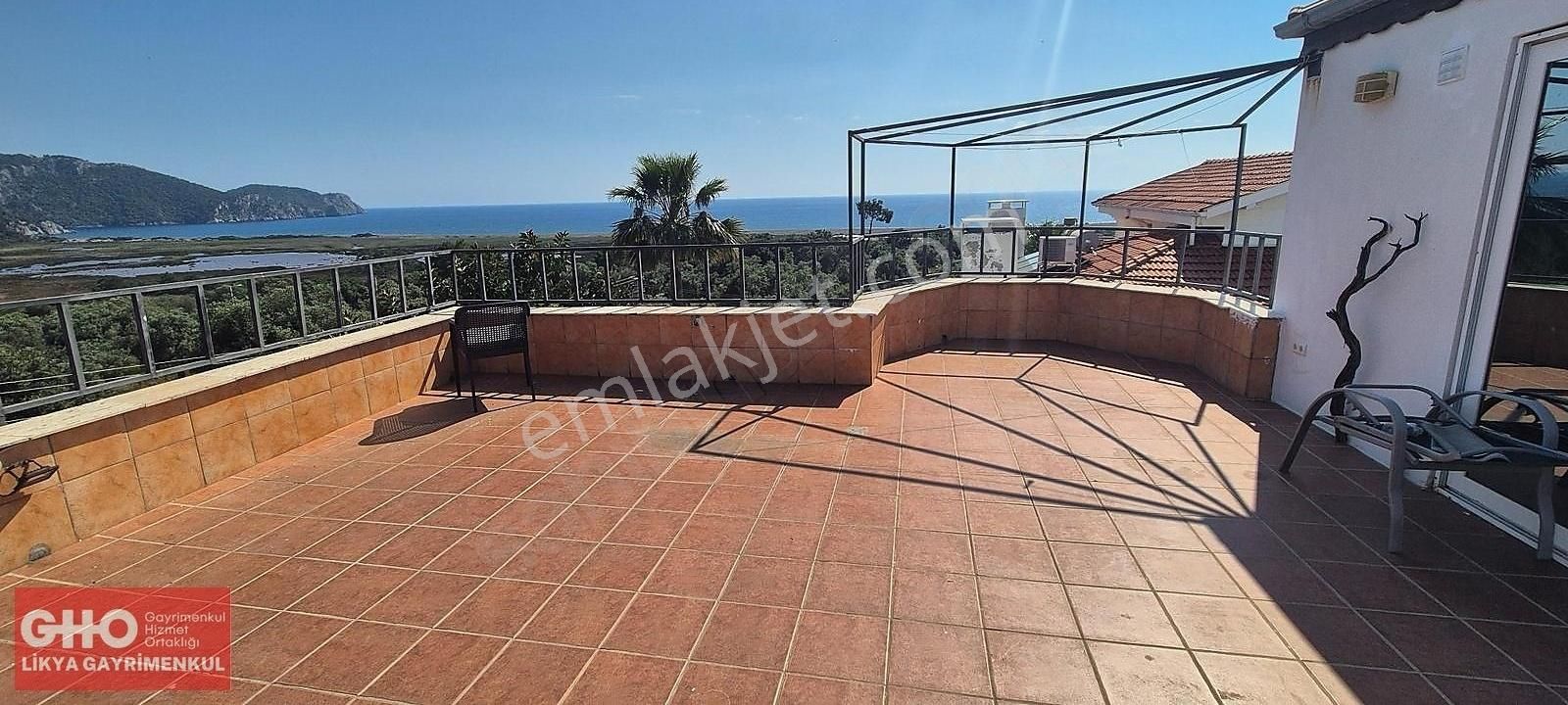 Gho'dan Dalaman Kayacık Manzaralı Satılık Eşyalı 3+1 Villa