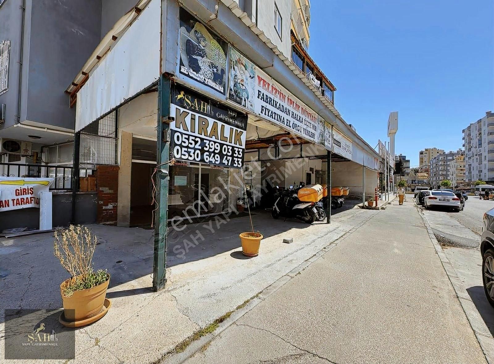 Şah Yapı'dan Mezitli'de Ana Yola Yakın (45m+30m) Kiralık Dükkan