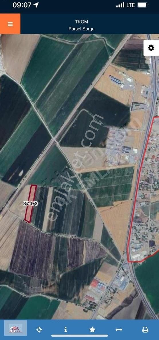 Narlı Karaçay Mevki 15 Dönüm Arazi