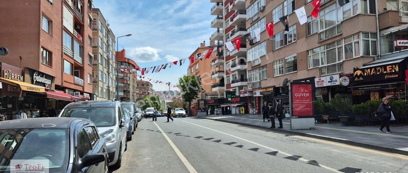 Esat Caddesi Üzeri 450m2 Geniş Kullanım Alanına Sahip Kiralık İş Yeri
