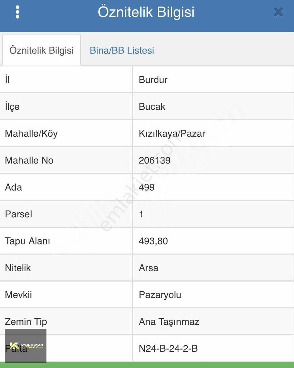 Kızılkaya Pazar'da 494 M2 İmarlı Arsa Doğalgaz Alt Yapısı Mevcut