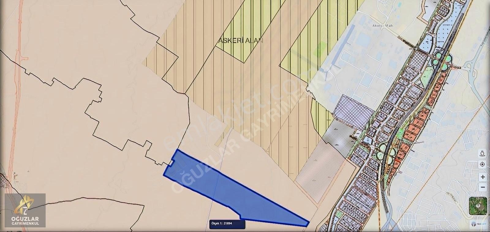 Oğuzlar'dan Yenikent İlyakut'ta 1970m² Hisse