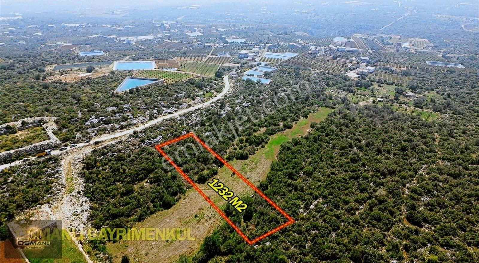 Erdemli Batısandal Satılık 1232 M2 Parsel Su Hissesi Mevcut