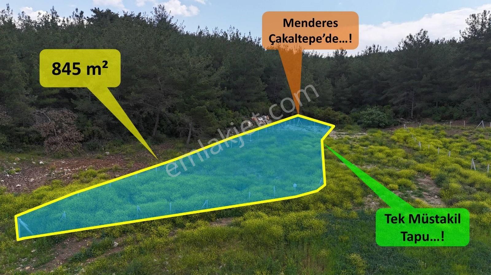 Çakaltepede Tek Müstakil 844m2 Orman Yanı Merkeze Yakın Menderes İzmir