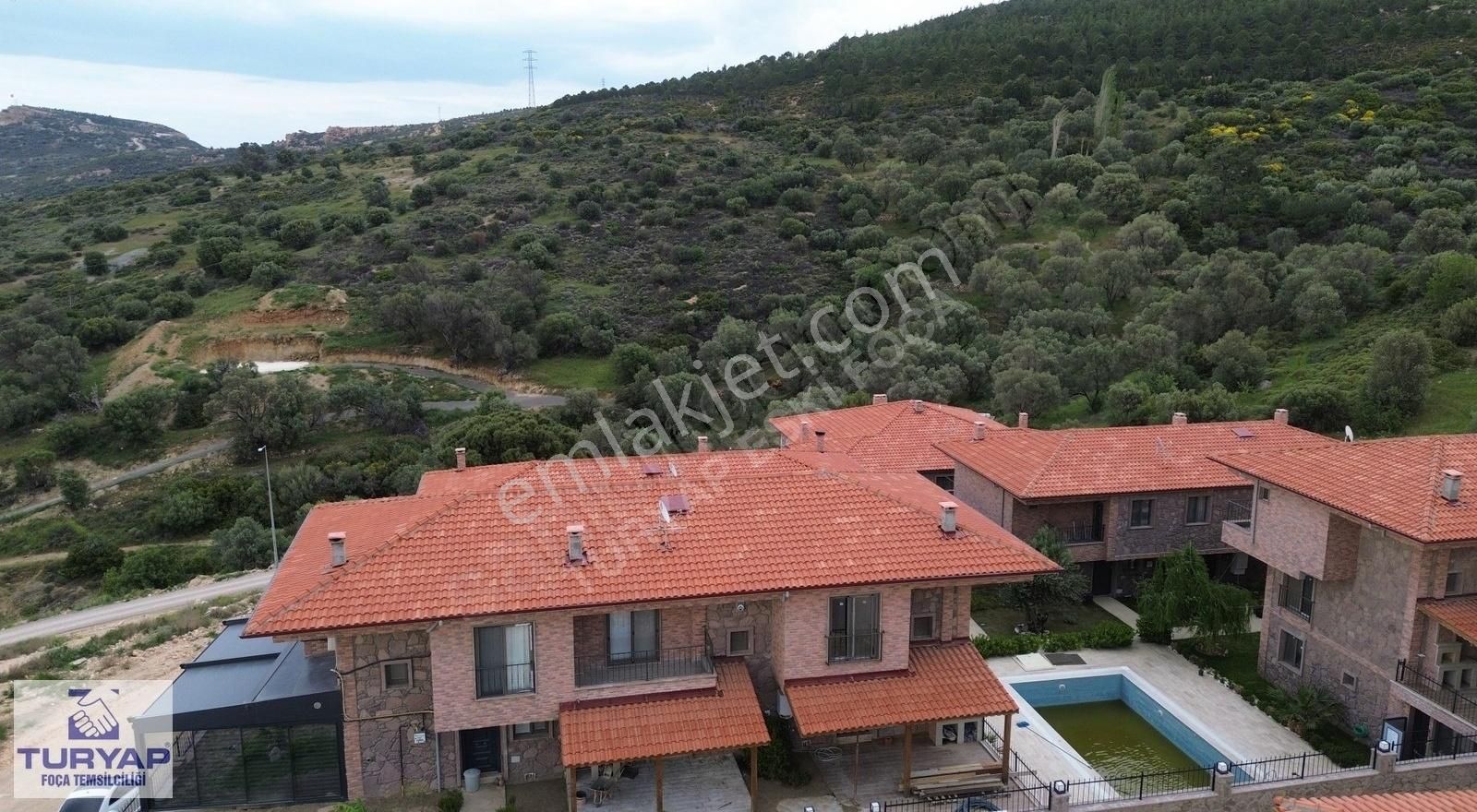 Turyap Foça'dan Asos Villalarında Satılık Lüks Tripleks - Görsel 3