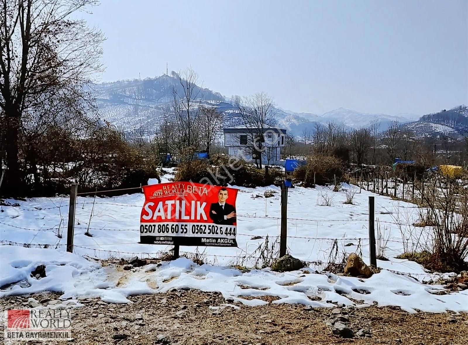 Rw.beta Metin Akgül'den Salıpazarında Satılık Arsa