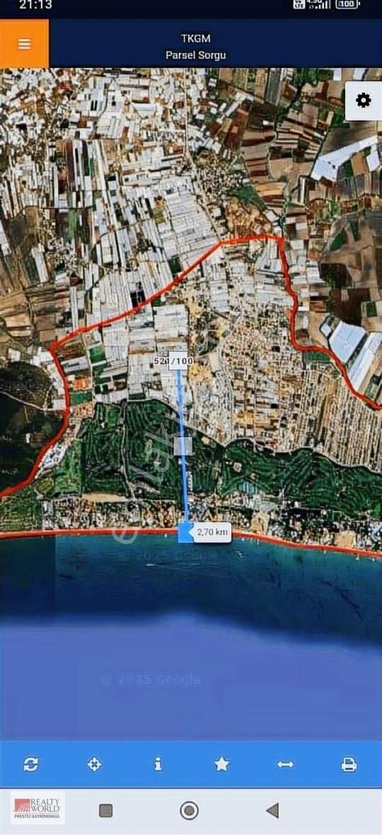 Kadriye De Land Of Legends Yakınında Satılık Tarla