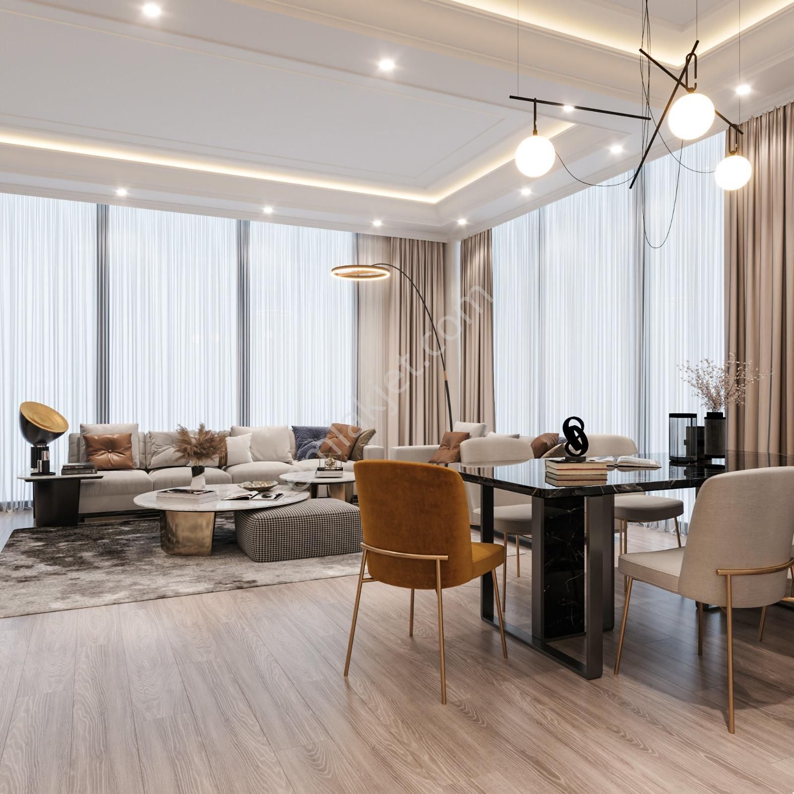 Nova Gayrimenkul Den Şehrin Gürültüsünden Uzak 3+1 Ultra Lüks Satılık Villalar. - Görsel 26