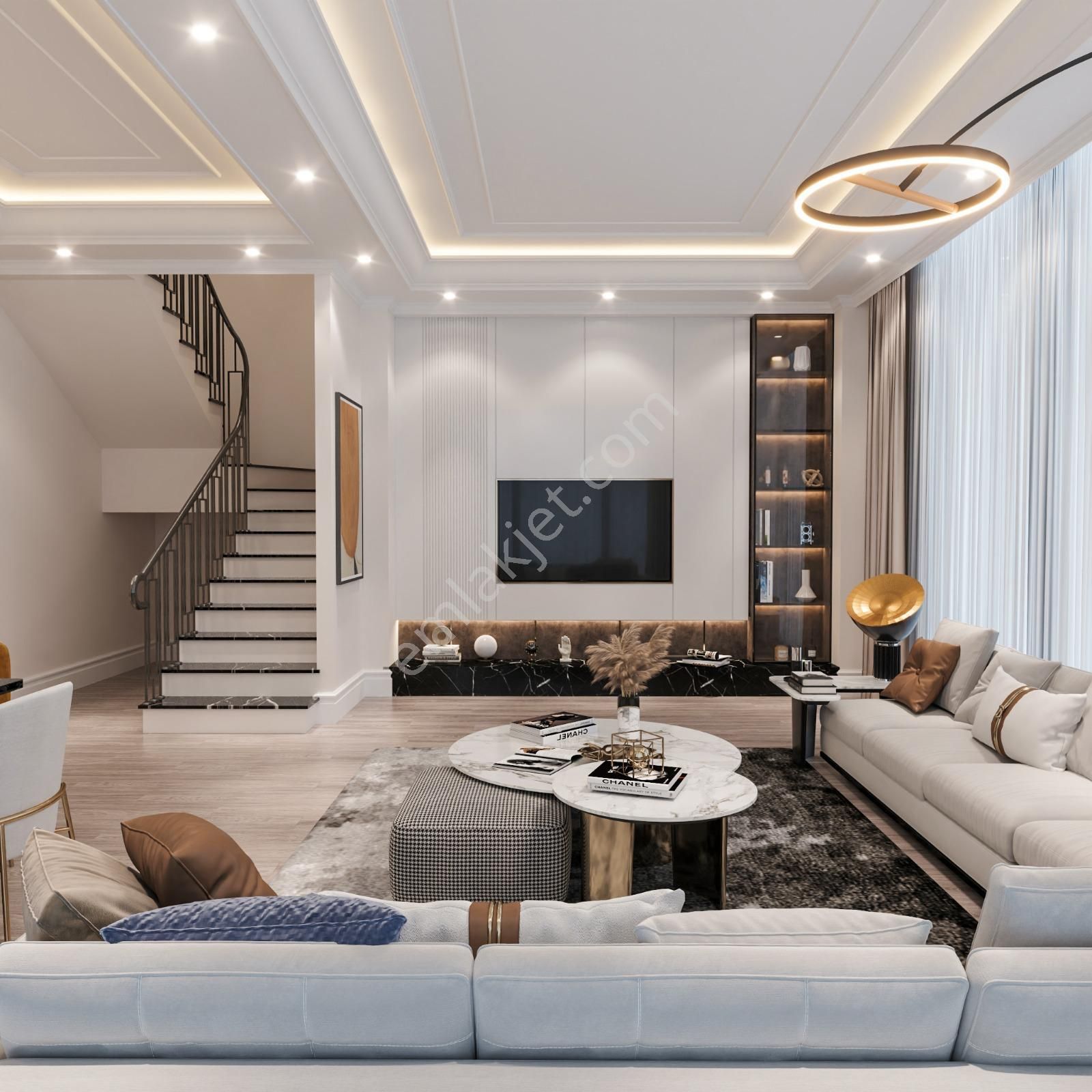 Nova Gayrimenkul Den Şehrin Gürültüsünden Uzak 3+1 Ultra Lüks Satılık Villalar. - Görsel 8