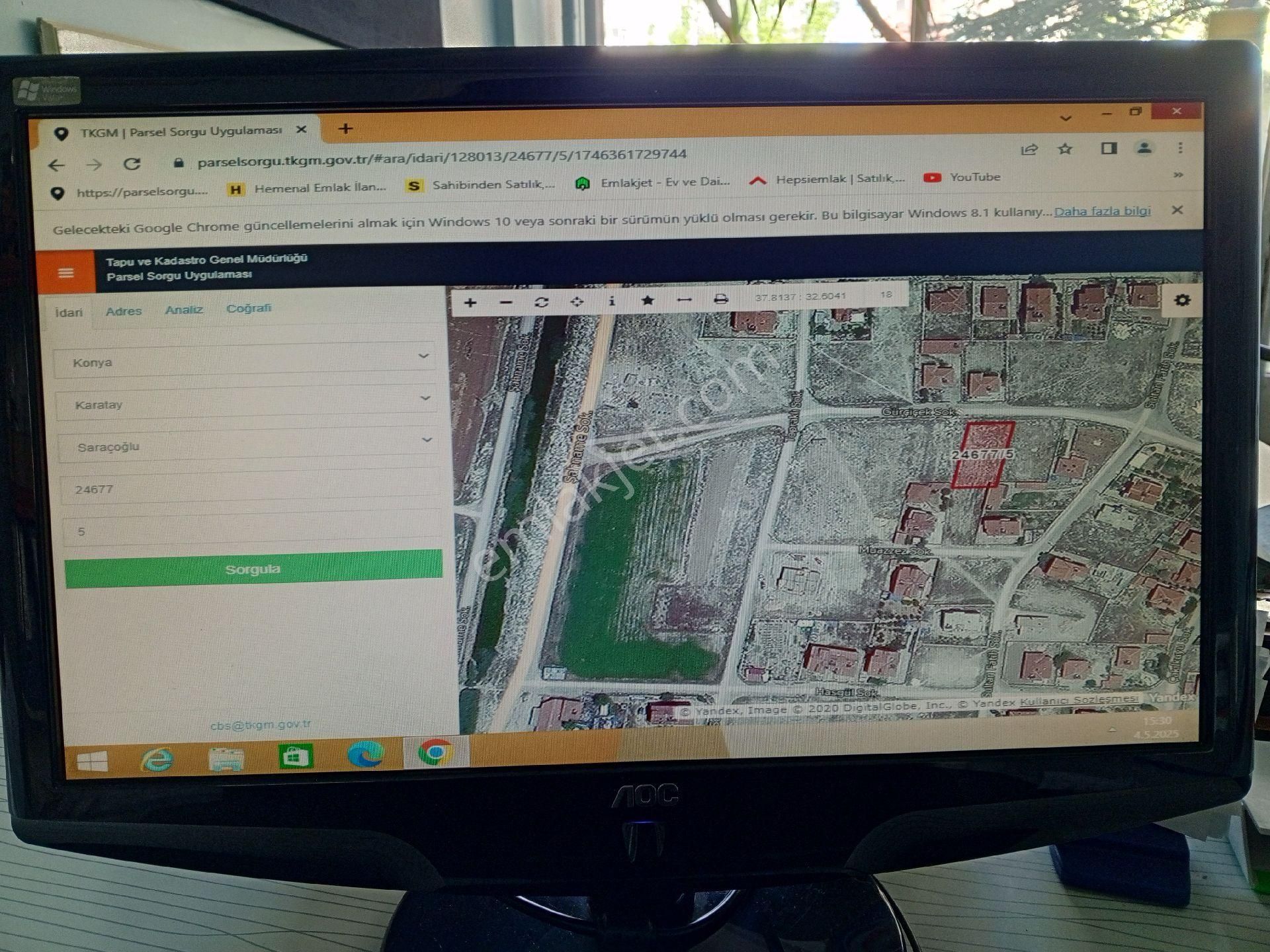 Konya Karatay Alakova Mah. 680 M2 Konut Imarlı Satılık Arsa