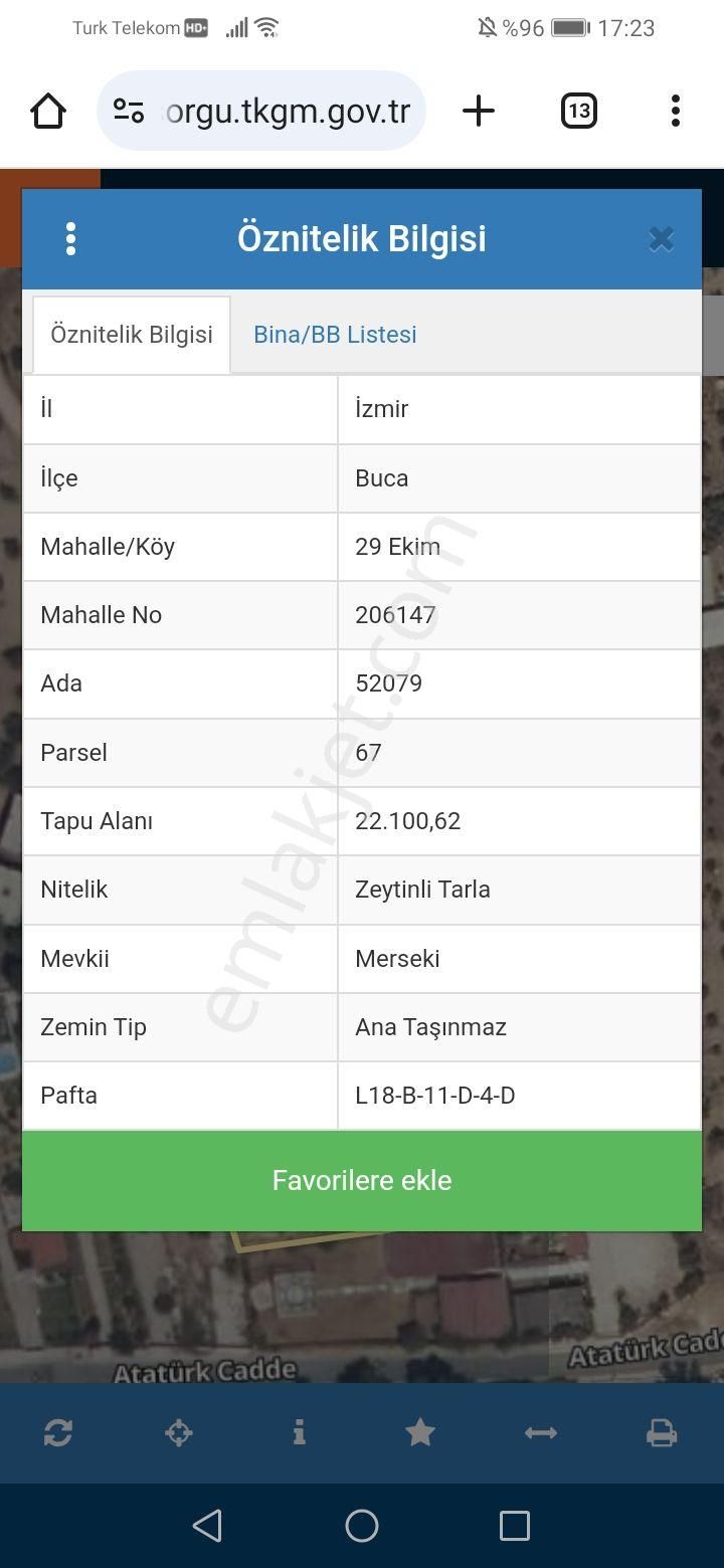 Buca 29 Ekım Mah Satılık Kooparatıf Hissesi