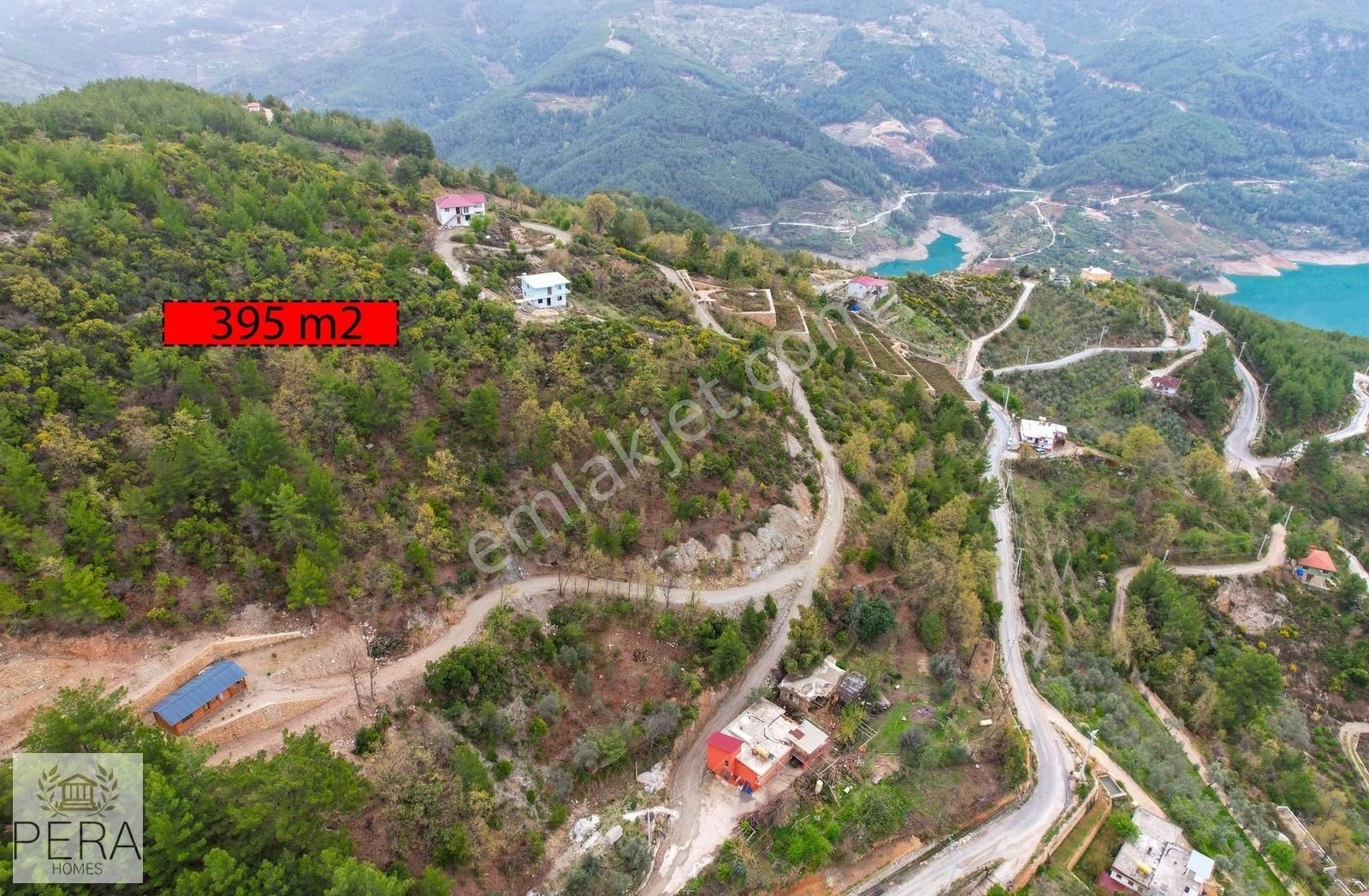 Alanya Dimçayı Üzümlü Baraj Manzaralı Satılık 395 M2 Tarla - Görsel 6