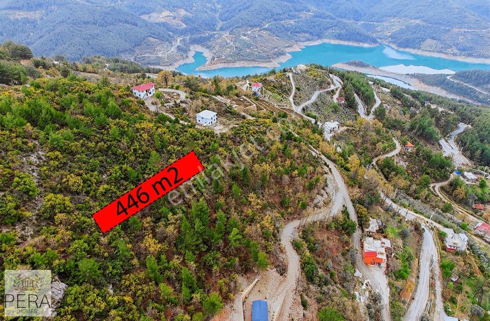Alanya Dimçayı Üzümlü Baraj Manzaralı Satılık 446 M2 Tarla - Görsel 3