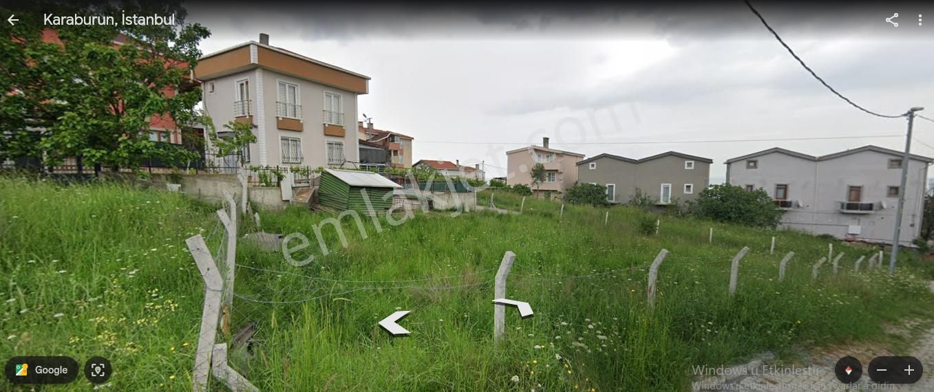 Arnavutköy Karaburunda Satılık Arsa , 404 M2 Köşebaşı Müstakil