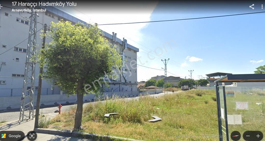 Arnavutköy Haraççıda Satılık Arsa , 1,885 M2 Cadde Cephe Müstakil Merkezde