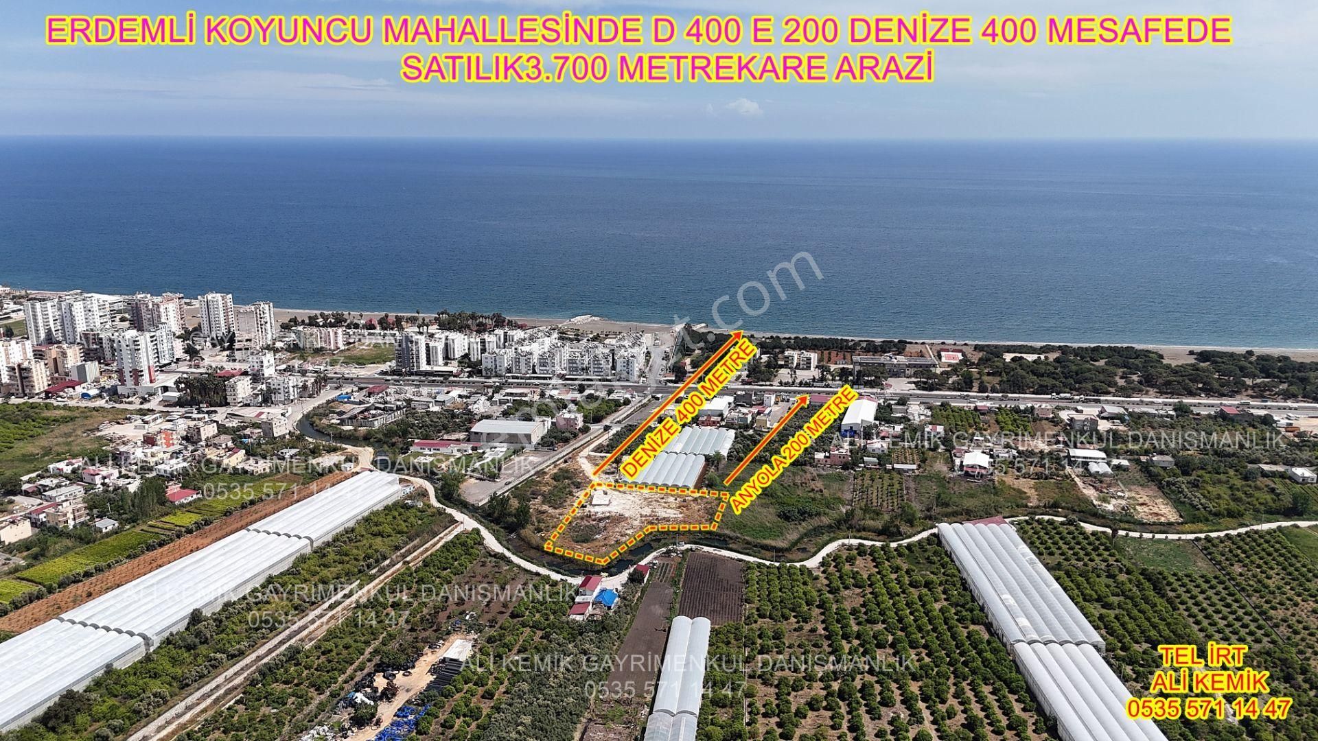 Anayola 200 Denize 400 Metremesafede 3.700 M2 Arazi - Görsel 2