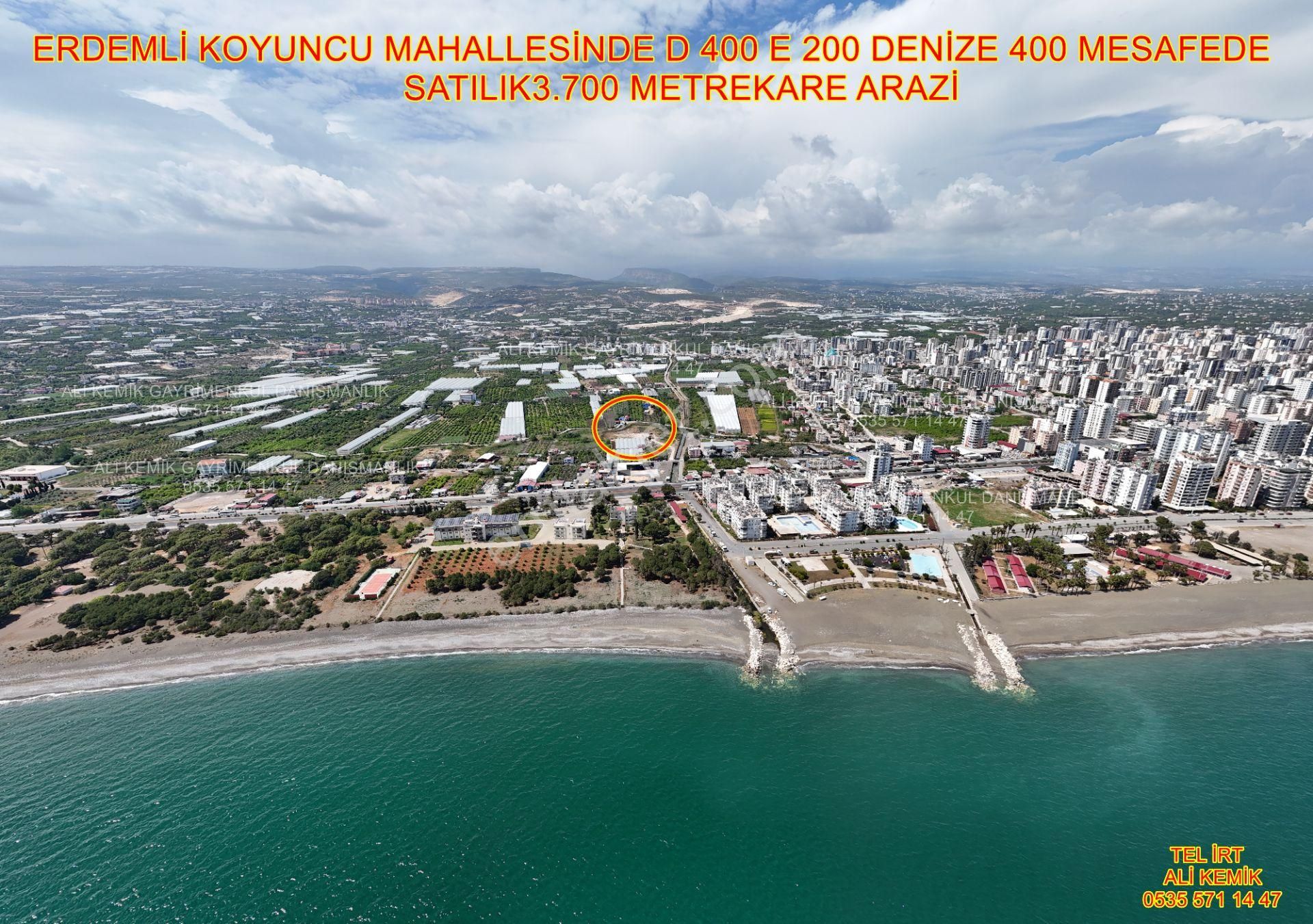 Anayola 200 Denize 400 Metremesafede 3.700 M2 Arazi - Görsel 3