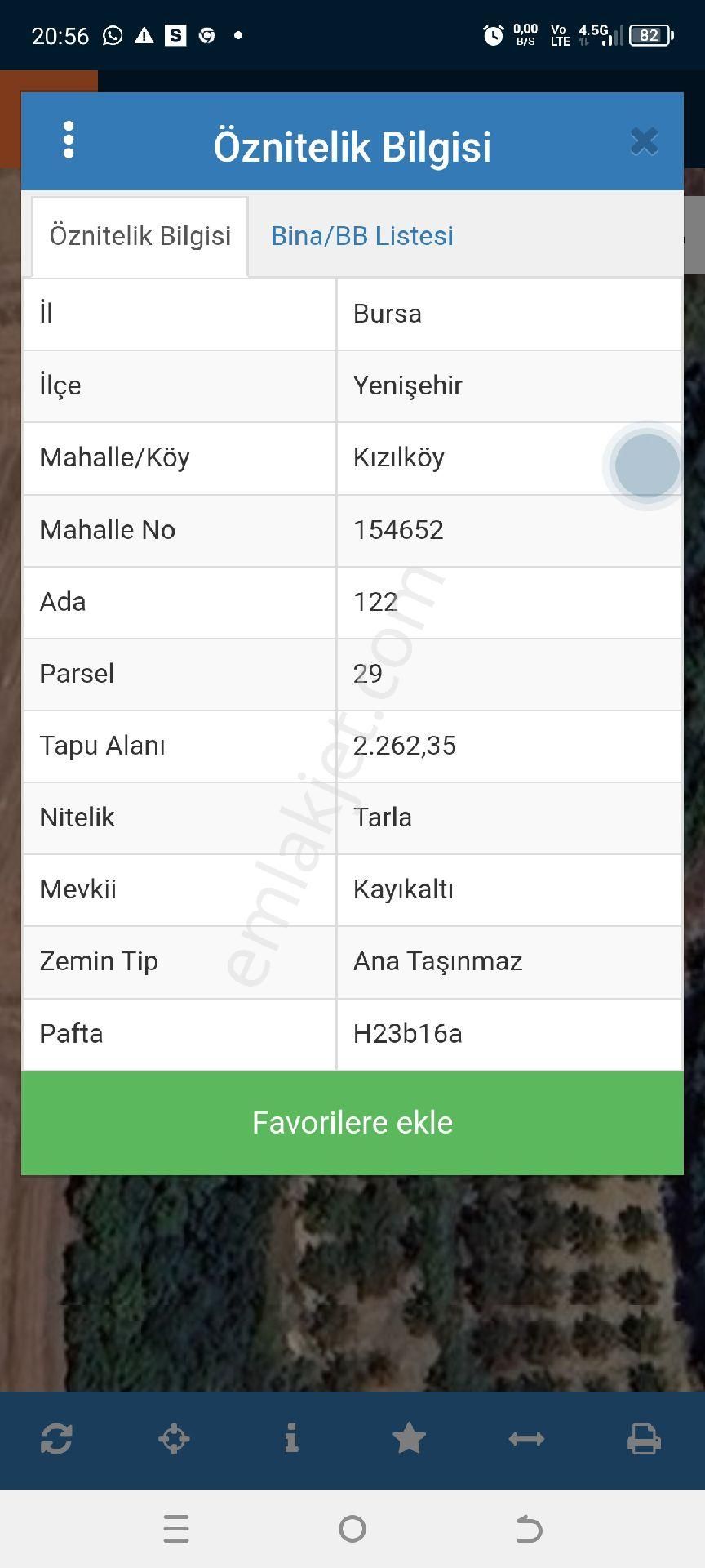 My Ekipdenbursa Yenişehir Kızılköyde Doğa Harikası Arazi Yola Cephe - Görsel 7